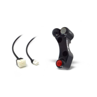 Commodo Jet Prime plug and play gauche version piste MC OEM - Couleur : NOIR 