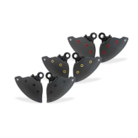 PROTECTION CARBONE SYSTEME REFROIDISSEMENT FREIN AVANT - Couleur : ROUGE, Finition : CARBONE BRILLANT 
