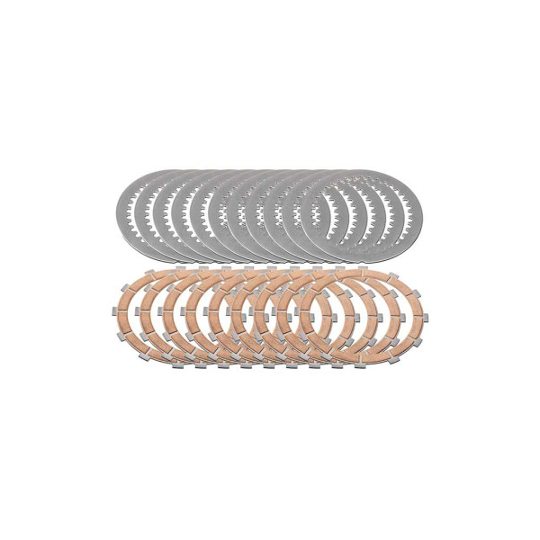 KIT DISQUES COMPLETS D'EMBRAYAGE REMPLACEMENT MASTER TECH 12 DENTS FRITTÉS