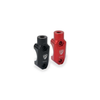 SUPPORT RETROVISEUR MAITRE CYLINDRE BREMBO FILETAGE M8 PAS A DROITE - Couleur : ROUGE 