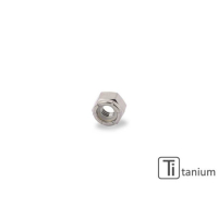 ECROU AUTOBLOQUANT CNC RACING M6x1,0 - TITANE 