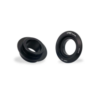 KIT ENTRETOISE MOYEU DE ROUE AVANT CNC RACING DUCATI - Couleur : NOIR