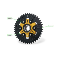 PORTE COURONNE CNC RACING DUCATI - Couleur : NOIR