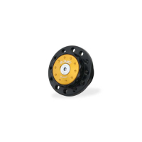 ECROU COLONNE DE DIRECTION CNC RACING MOTO GUZZI - Couleur : ROUGE/NOIR