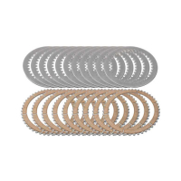 KIT DISQUES EMBRAYAGE DUCATI OEM LISSE ET GARNIS 48 DENTS METAL FRITTÉ 
