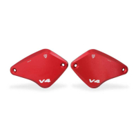 KIT BOUCHON BOCAL LIQUIDE CNC RACING TOUCH BICOLOR DUCATI - Couleur : NOIR