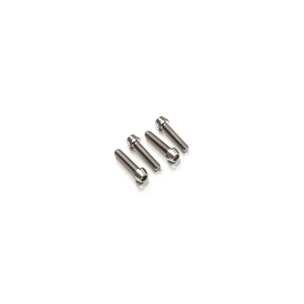 KIT VISSERIE RISER SUPERIEUR CNC RACING M8x25 (4 PIECES) - TITANE