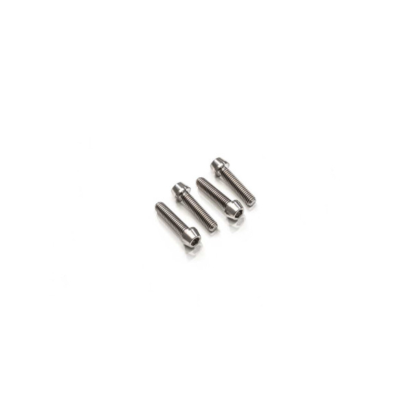 KIT VISSERIE RISER SUPERIEUR CNC RACING M8x30 (4 PIECES) - TITANE