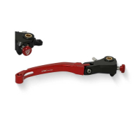LEVIER DE FREIN RACE LONG REPLIABLE CNC RACING - Couleur : ROUGE