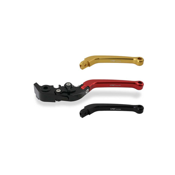 LEVIER EMBRAYAGE LONG REPLIABLE CNC RACING - Couleur : ROUGE