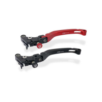 LEVIER EMBRAYAGE RACE LONG REPLIABLE CNC RACING - Couleur : ROUGE 