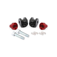 REPOSE-PIEDS CONDUCTEUR CNC RACING POUR DUCATI MULTISTRADA - Couleur : NOIR