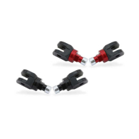 REPOSE-PIEDS CONDUCTEUR CNC RACING POUR DUCATI MULTISTRADA - Couleur : NOIR/ROUGE 