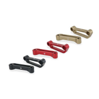 KIT SUPPRESSEUR REPOSES PIEDS PASSAGER CNC RACING DUCATI - Couleur : NOIR 