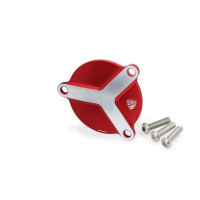 COUVRE FILTRE A HUILE CNC RACING DUCATI - Couleur : ROUGE