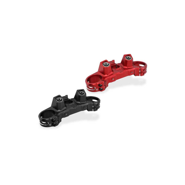 TE DE FOURCHE SUPERIEUR CNC RACING DUCATI DIAVEL V4 - Couleur : ROUGE