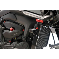 PROTECTION LATERAL RADIATEUR EAU CNC RACING DUCATI - Couleur : NOIR