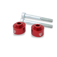 KIT REHAUSSES GUIDON OEM H20mm CNC RACING DUCATI - Couleur : ROUGE