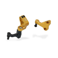 SUPPORT AMORTISSEUR DE DIRECTION CNC RACING DUCATI - Couleur : ROUGE