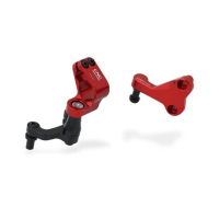 SUPPORT AMORTISSEUR DE DIRECTION CNC RACING DUCATI - Couleur : ROUGE
