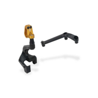 SUPPORT AMORTISSEUR DE DIRECTION CNC RACING DUCATI - Couleur : NOIR