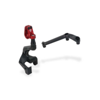 SUPPORT AMORTISSEUR DE DIRECTION CNC RACING DUCATI - Couleur : NOIR