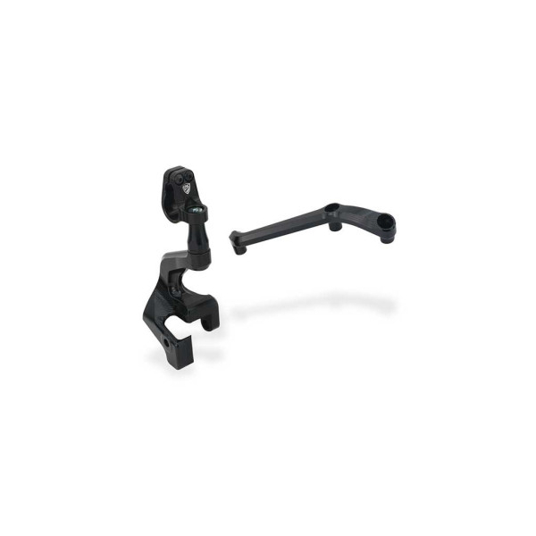 SUPPORT AMORTISSEUR DE DIRECTION PONTET CNC RACING RM251 DUCATI - Couleur : ROUGE