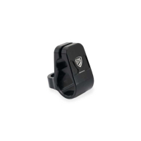 SUPPORT VERTICAL AMORTISSEUR DE DIRECTION CNC RACING DUCATI - Couleur : NOIR