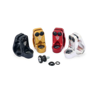 SUPPORT AMORTISSEUR DE DIRECTION CNC RACING DUCATI - Couleur : ROUGE 