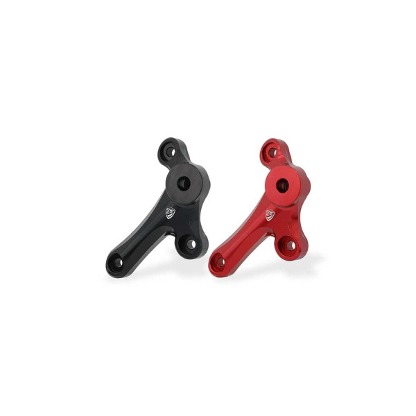 SUPPORT MOTEUR DROIT CNC RACING DUCATI - Couleur : ROUGE