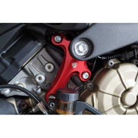 SUPPORT MOTEUR DROIT CNC RACING DUCATI - Couleur : ROUGE