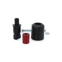 KIT TAMPONS PROTECTION MOTEUR CNC RACING DUCATI - Couleur : ROUGE