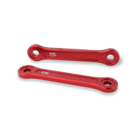 BIELLETTES D AMORTISSEUR ARRIERE CNC RACING DUCATI - Couleur : ROUGE