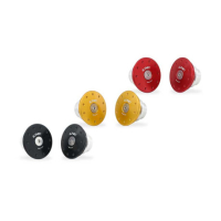 KIT DE 2 BOUCHONS DE CADRE CNC RACING DUCATI DIAVEL V4 - Couleur : NOIR 