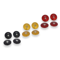 KIT BOUCHONS DE CADRE GRANDS TROUS CNC RACING DUCATI - Couleur : OR 