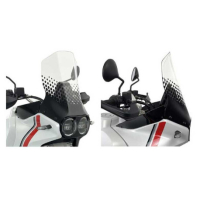 BULLE ADVENTURE CNC RACING DUCATI DESERT X - Finition : TRANSPARENTE 