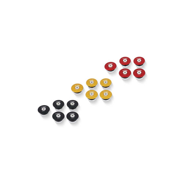 KIT BOUCHONS DE CADRE PETITS TROUS CNC RACING DUCATI - Couleur : OR