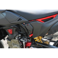 PROTECTIONS LATERALES CADRE CARBONE MAT CNC RACING Ducati Hypermotard 698 Mono
