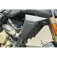 PROTECTIONS LATERALES RADIATEUR EAU CARBONE MAT CNC RACING Ducati Hypermotard 69