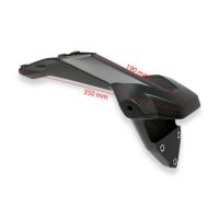 SUPPORT DE PLAQUE DUCATI PANIGALE CARBONE MAT