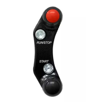 COMMODO DROIT JET PRIME KAWASAKI Z900/RS (MAITRE-CYLINDRE BREMBO RACING) - Couleur : NOIR 