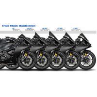 BULLE ZX-6R 2024 CORSA - Couleur : FUMÉ CLAIR