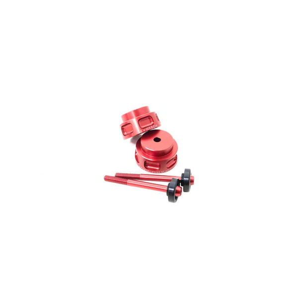 EMBOUTS DE GUIDON 698 HYPERMOTARD MONO - Couleur : Rouge