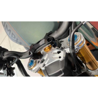 TE DE FOURCHE SUPERIEUR AVEC REHAUSSE TRIUMPH SPEED 1200 - Couleur 1 : NOIR, Couleur 2 : Rouge