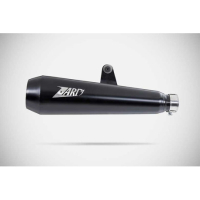 SILENCIEUX ZARD ROYAL ENFIELD METEOR 350 - Options : noir, Version : racing, Embout : embout inox, Matière : inox
