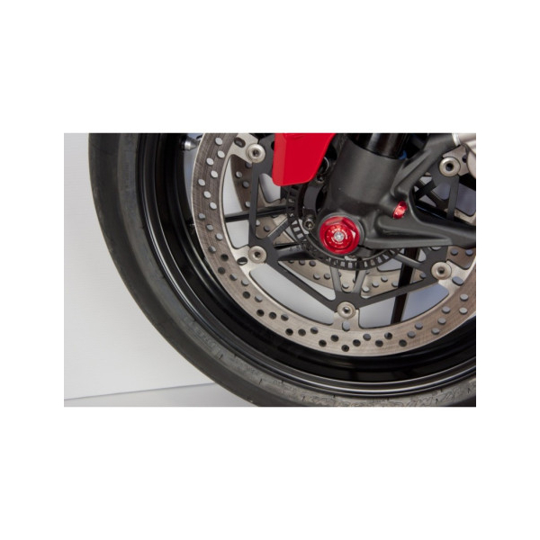 BOUCHON DE PIED DE FOURCHE COTE GAUCHE DE ROUE AVANT CNC RACING - Couleur : SILVER