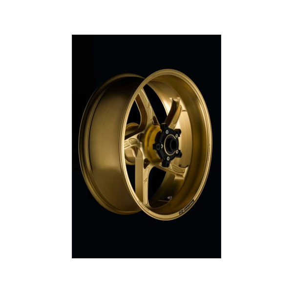 ROUE ARRIERE 17 X 5.5 ALUMINIUM FORGE PIEGA R POUR PISTE OZ - Couleur : OR