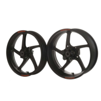ROUE ARRIERE 17 X 5.5 ALUMINIUM FORGE PIEGA R POUR PISTE OZ - Couleur : OR