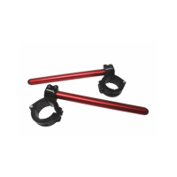 DEMI-GUIDONS REGLABLES AVEC BAGUES - Couleur : ROUGE, Taille : 52