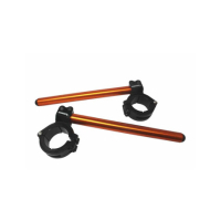 DEMI-GUIDONS REGLABLES AVEC BAGUES - Couleur : ROUGE, Taille : 52
